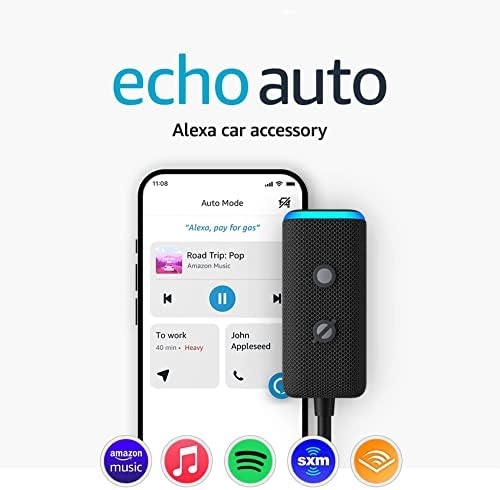Hands-Free Alexa Accessory: Your Ultimate Car Companion for Music, Calls, and Smart Home Control
